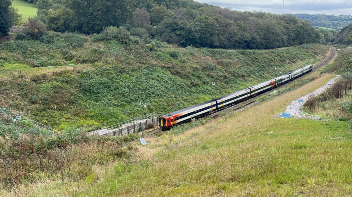 ONE MONTH TO GO: West of England line between Axminster and Exeter to ...