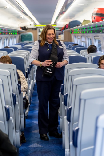 A TransPennine Express conductor