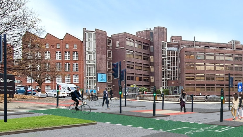 Consultation Launches to Improve Safety and Accessibility along Burley Street, Park Lane and Westgate: 1 Park Lane - Hanover Way VISUAL-2