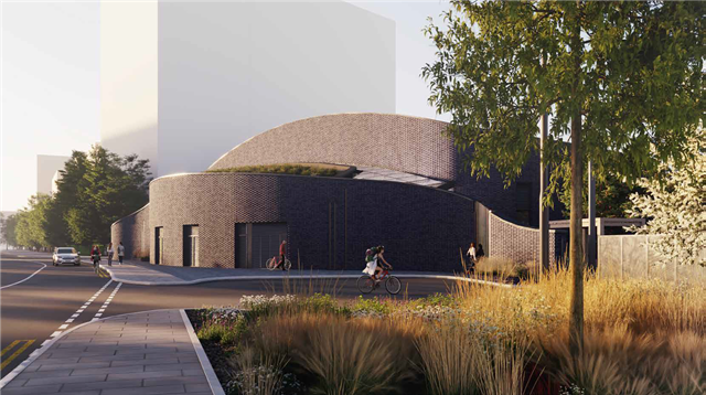 TfL Image - Greenwich Portal Building - Pedestrian