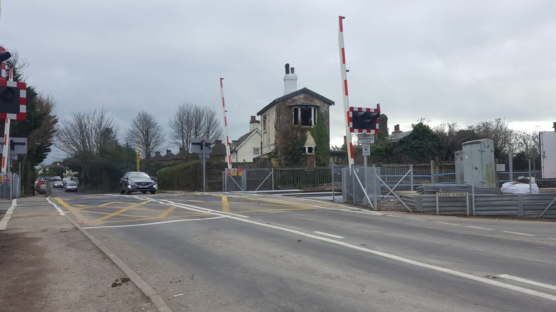 Major safety upgrade at one of West Sussex’s most misused level crossings successfully finished on time: Yapton level crossing upgrade