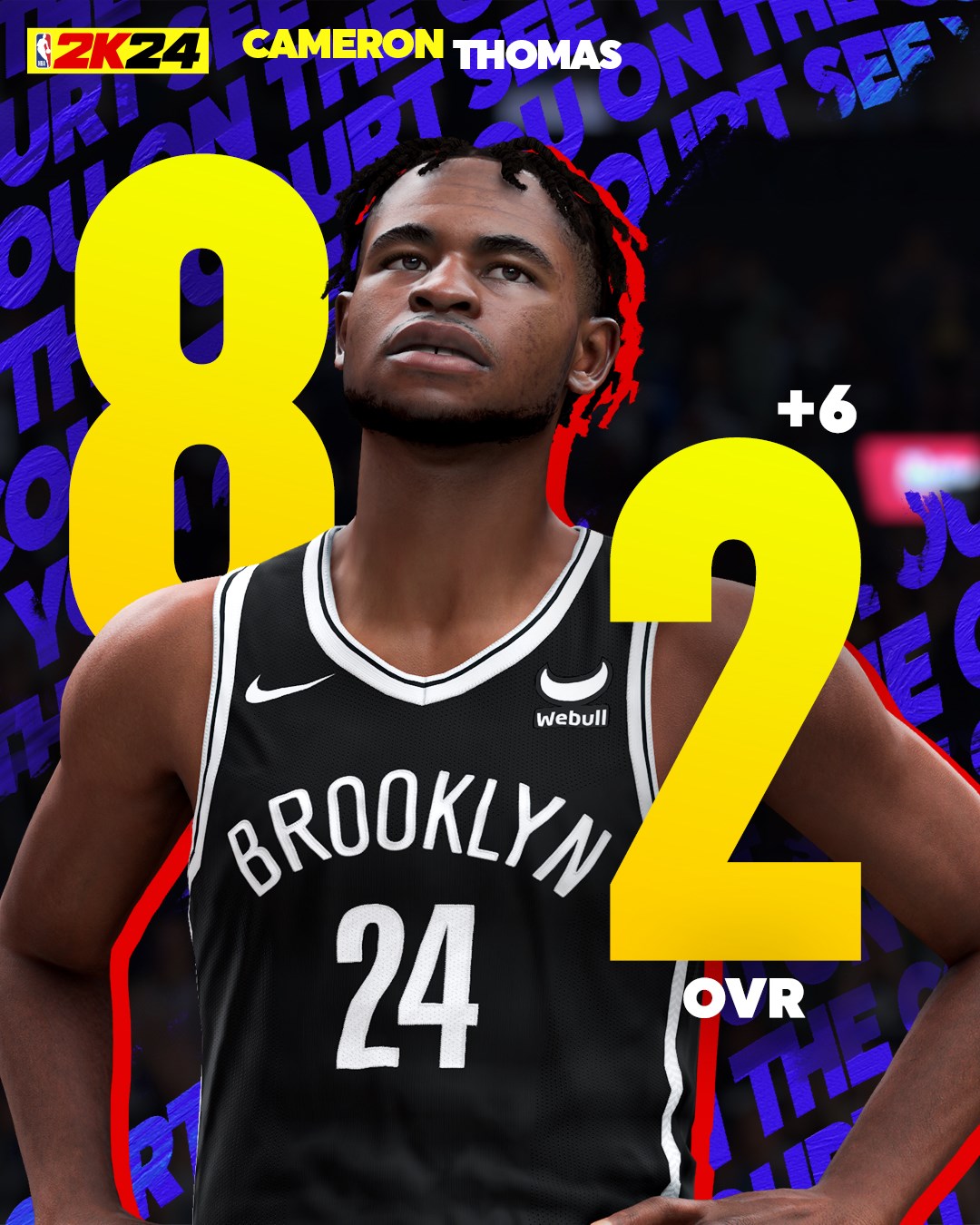 NBA 2K24 Valoración 1 Cameron Thomas