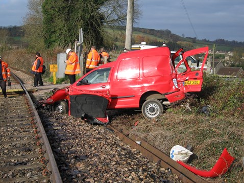 Collision near Bath