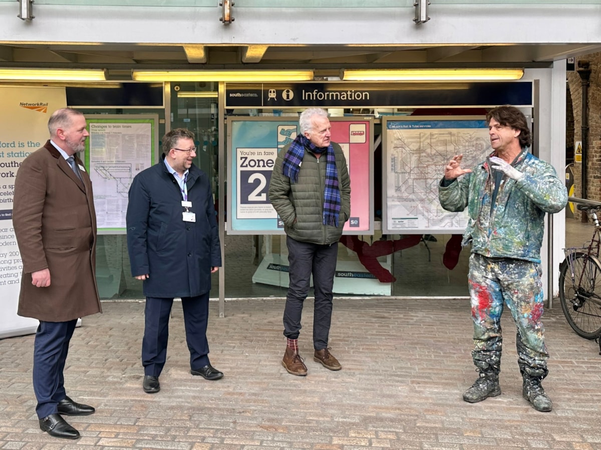 Deptford event with David Davidson Steve White Christian Wolmar Patricio Forrester