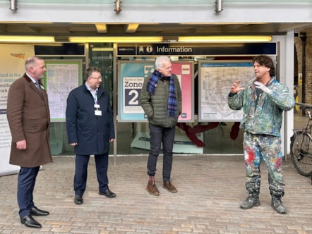 Deptford event with David Davidson Steve White Christian Wolmar Patricio Forrester