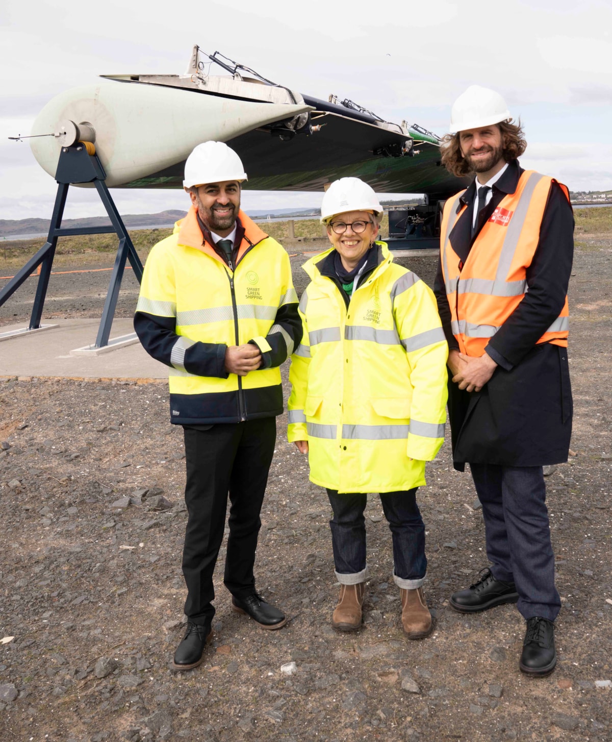 (l-r) First Minister, Di Gilpin and Reuben Aitken.3