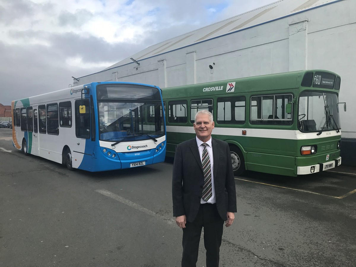 Phil Medicott visits Rock Ferry depot 2