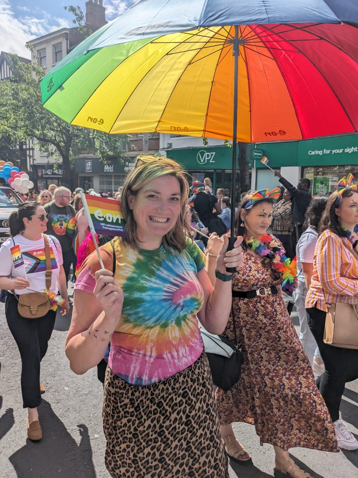 Liz Warbrick at Pride