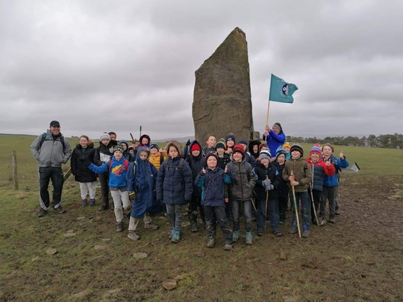 Bryncoch 5th scout group dig deep to help raise funds for Ukraine: Scout hike1