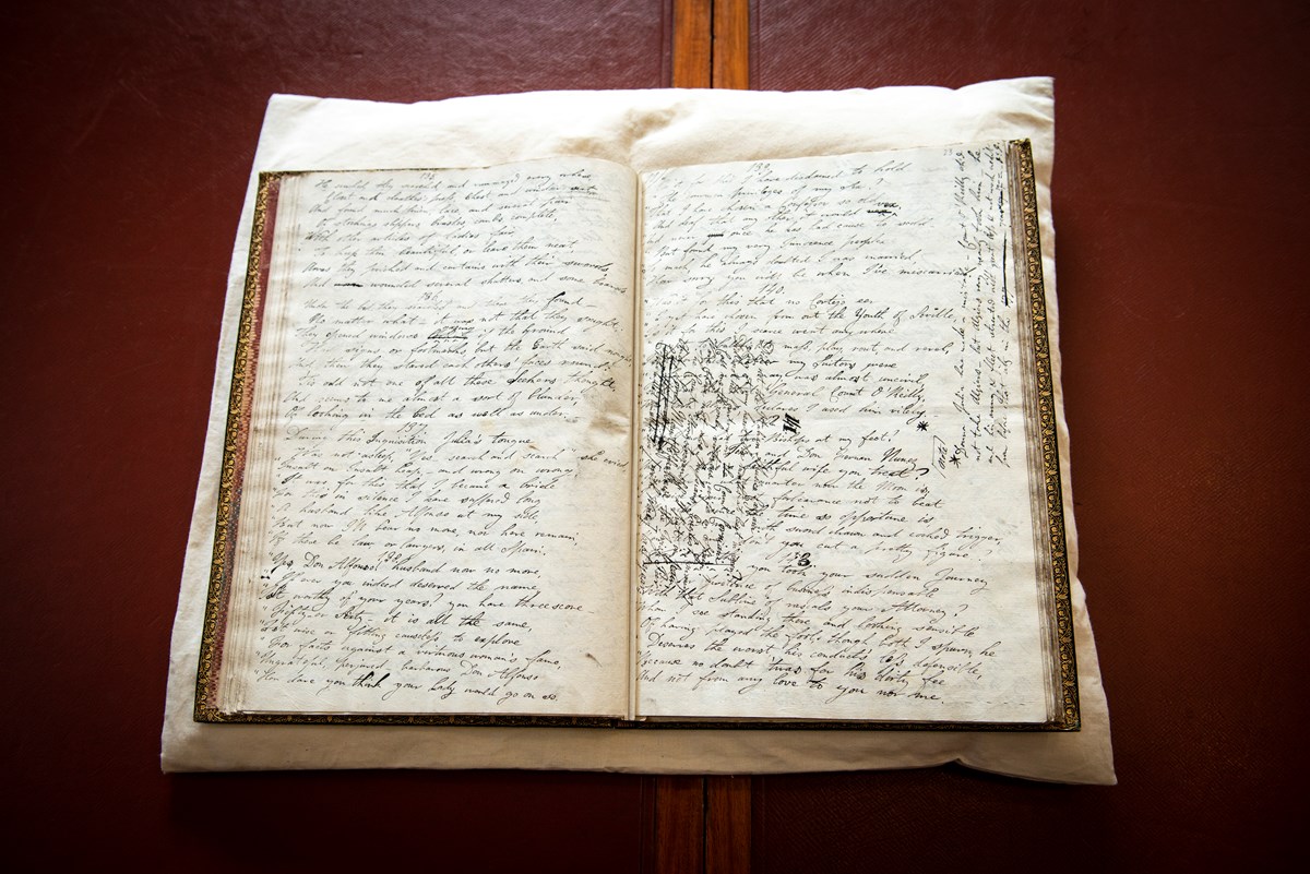 Manuscript of Don Juan cantos I, II, V in the hand of Lord Byron, 1818-1820