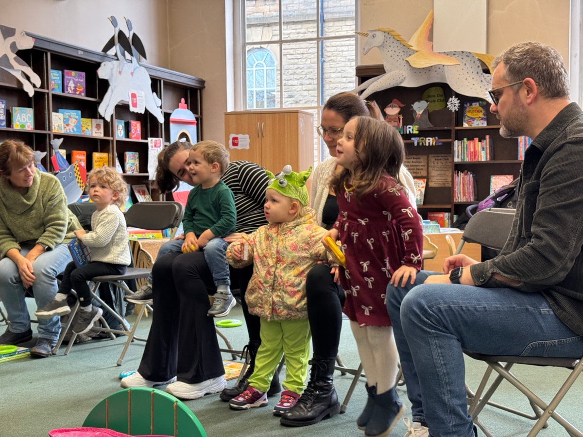 Families enjoy story time sesions at Burnley Library