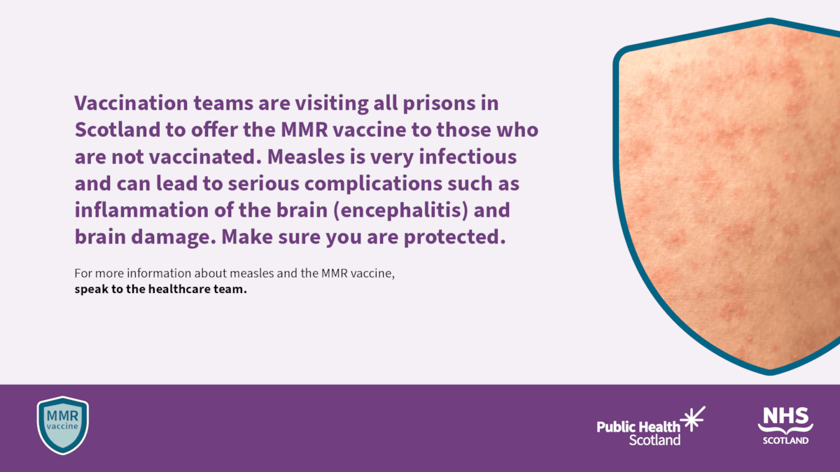 Measles Preparedness in Prisons - Digital Screen 3