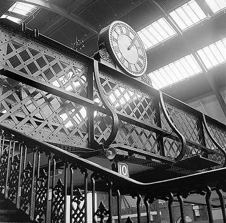 Handyside Bridge: Archive photos of the Handyside Bridge at King's Cross station, made famous in the Harry Potter films.  The bridge has been donated to the Mid-Hants Railway following its removal from King's Cross as part of the £500m redevelopment