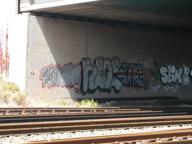 Graffiti: Bristol Depot blighted by graffiti.