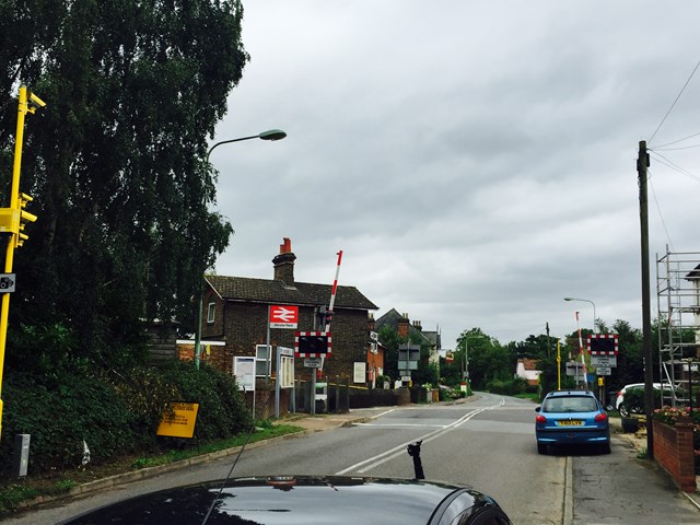 Westerfield level crossing with RLSE