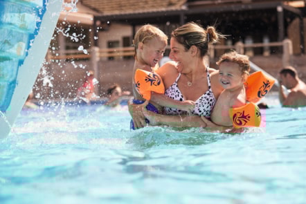 Outdoor pool at The Orchards