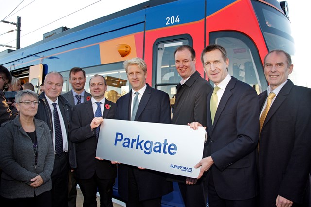Minister helps to launch Tram Train
