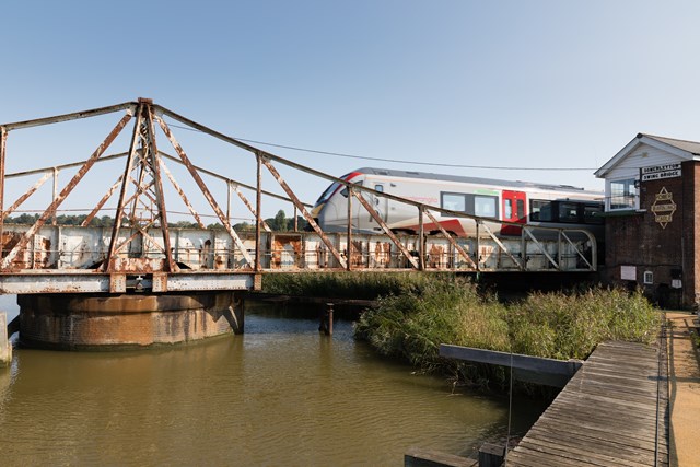 Reminder: swing bridge work means buses will replace trains between Norwich and Lowestoft for nine days: Swing bridges Anglia