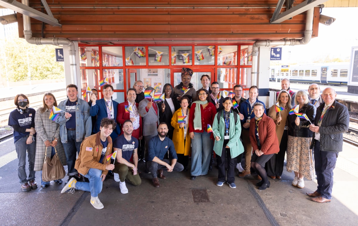 Ticket to Pride: LGBT HERO charity adopts South Western Railway’s Vauxhall station