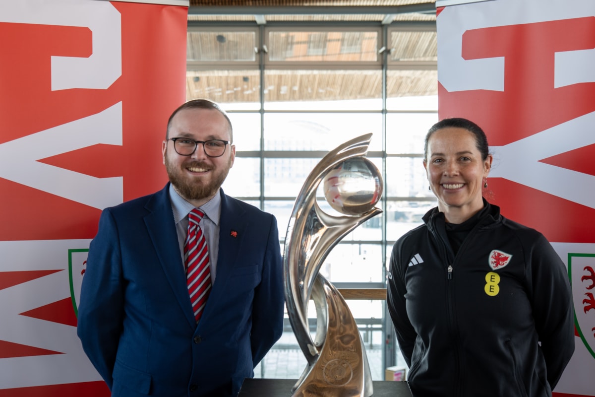 Jack Sargeant and Rhian Wilkinson