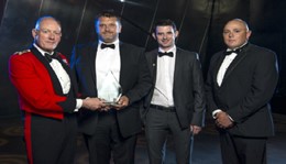 The organisation was presented with the small business award for its support to the region’s Cadet Forces.: The organisation was presented with the small business award for its support to the region’s Cadet Forces.