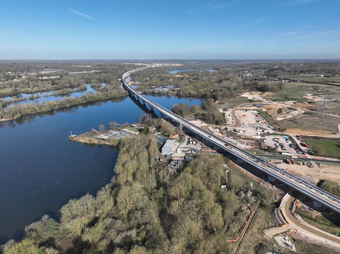 Aerial view of Colne Valley viaduct (March 2025) 00005
