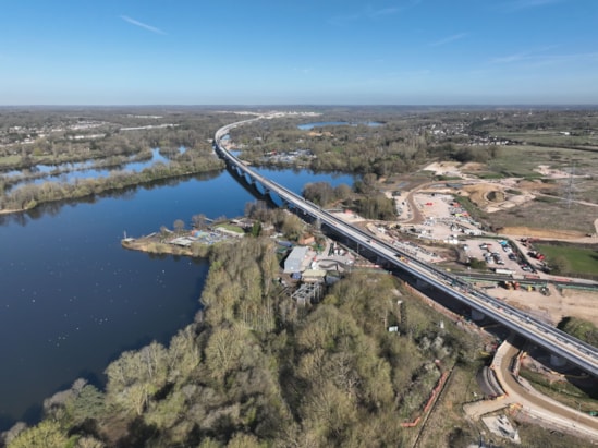 Aerial view of Colne Valley viaduct (March 2025) 00005