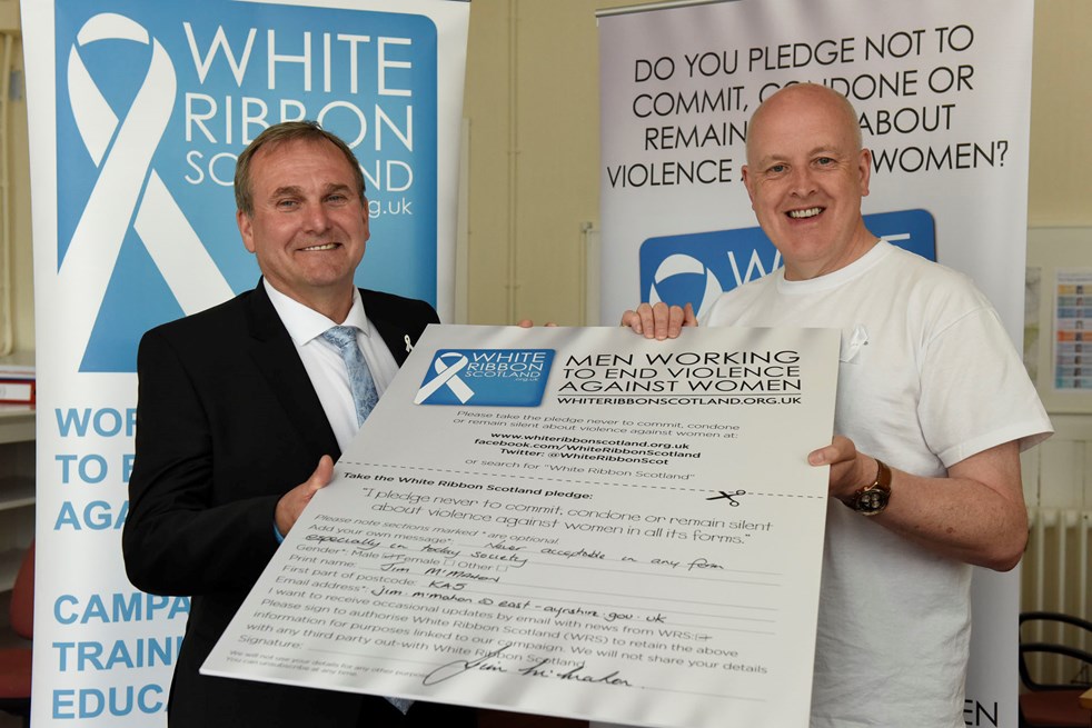 New White Ribbon Ambassador for East Ayrshire