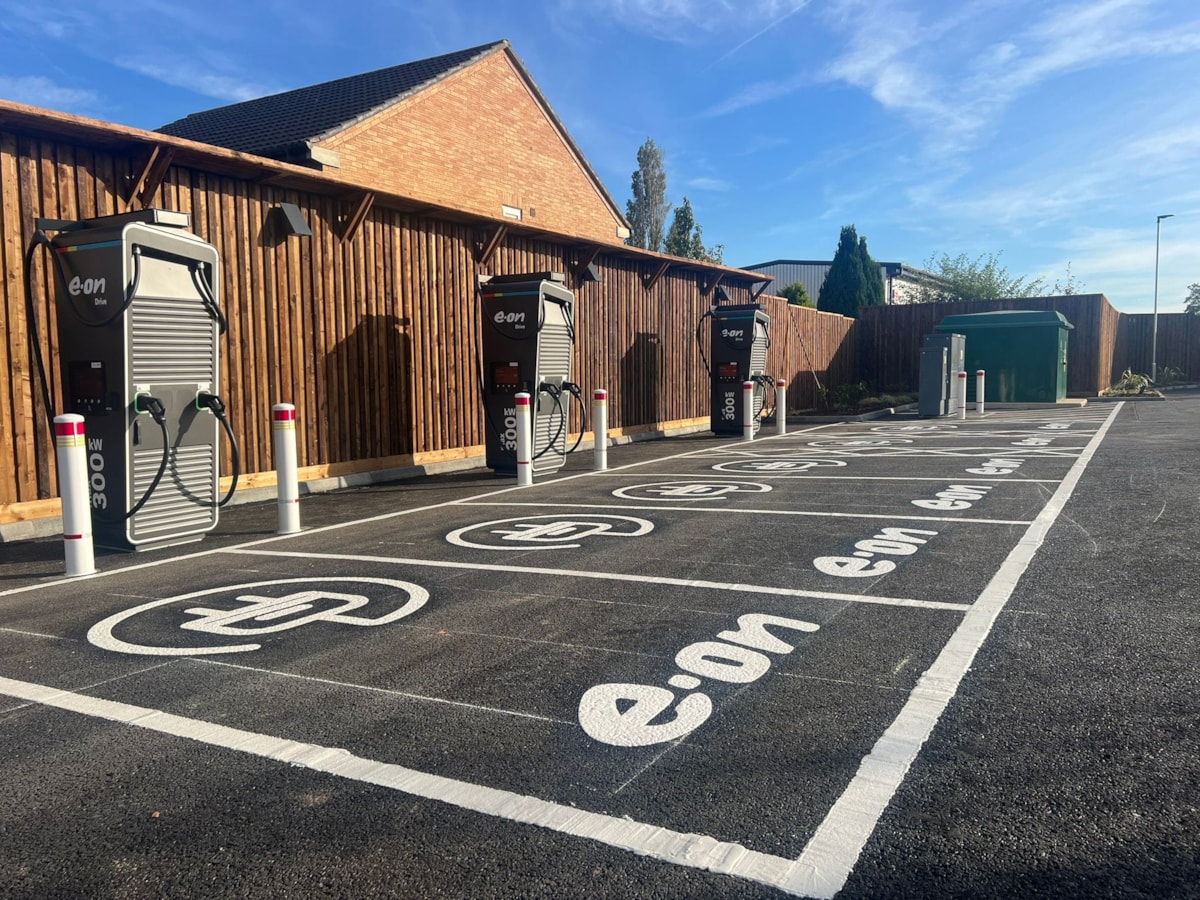 EV charging site in Bulwell - Apollo Retail Park