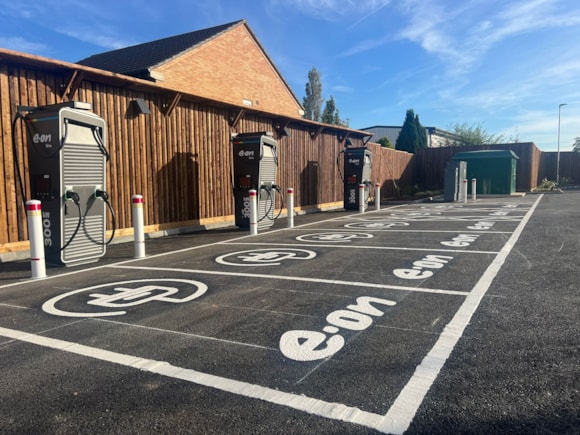 EV charging site in Bulwell - Apollo Retail Park