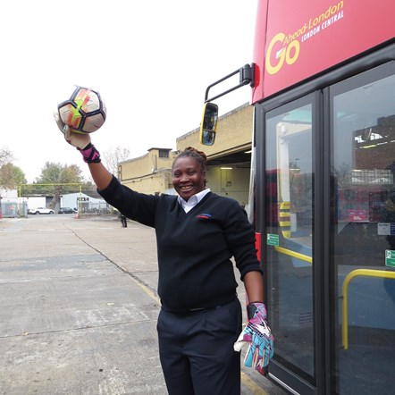 Rachael Ayegba, Go-Ahead London bus driver apprentice