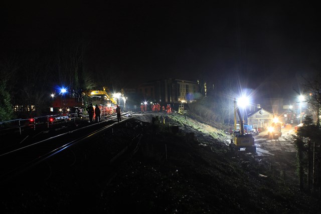 Epsom night works