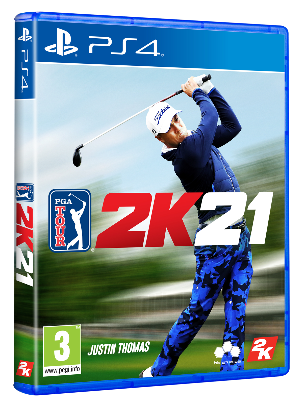 PGA TOUR 2K21 Packaging PlayStation 4 3D