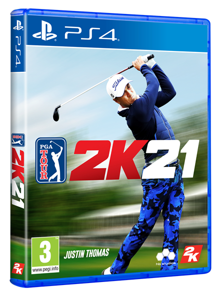 PGA TOUR 2K21 Packaging PlayStation 4 3D