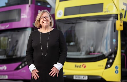 First Bus Managing Director Janette Bell