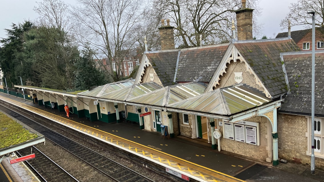 Refurbishment work under way to benefit Beeston station passengers: Beeston before 1