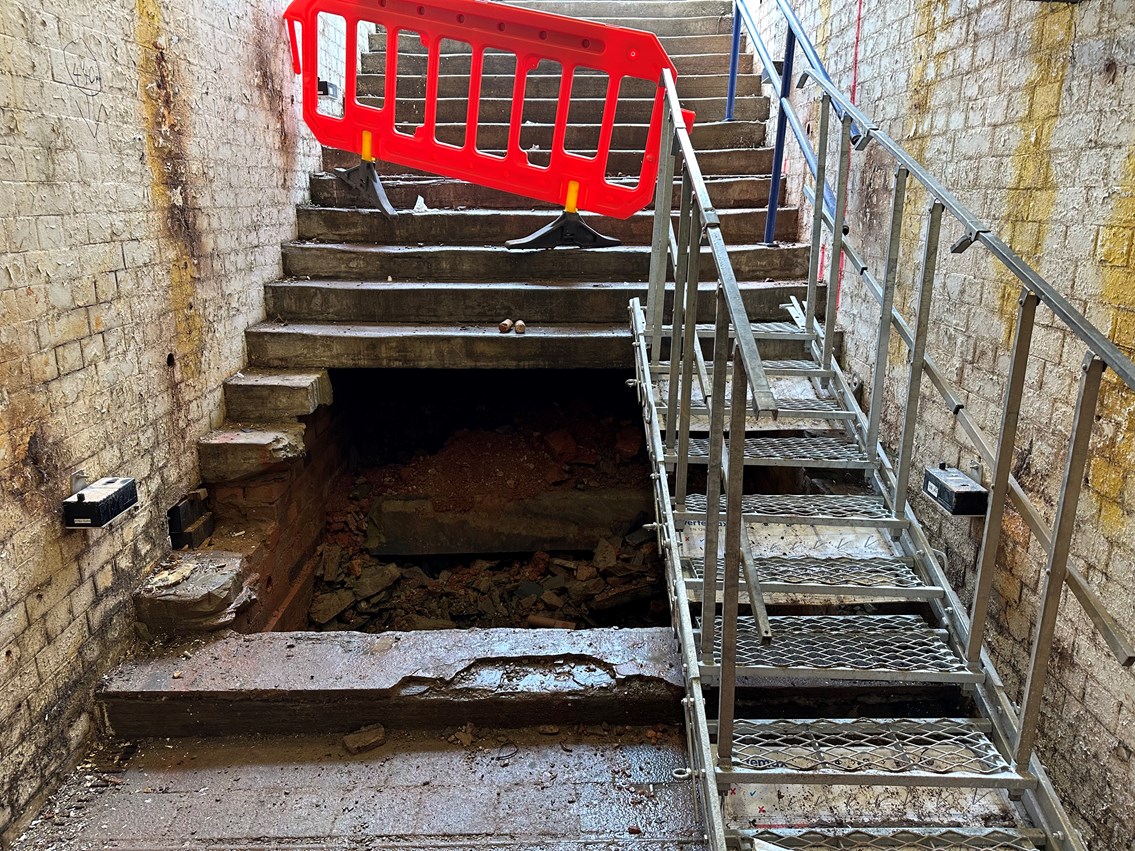Warwick station subway will remain closed as demolition work had already started