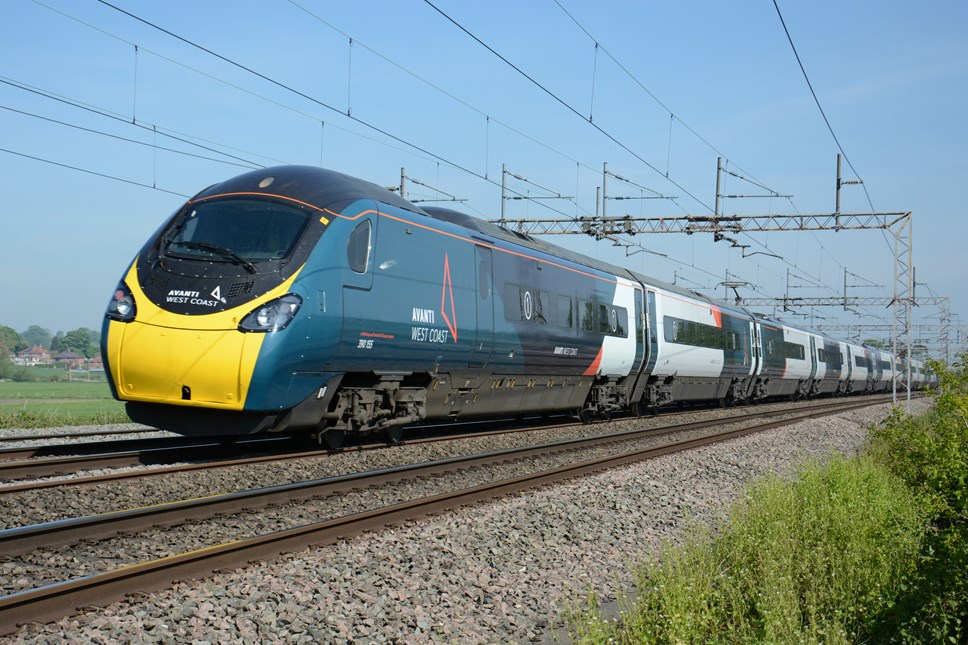 Avanti West Coast Pendolino 390155