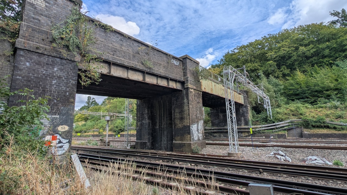 West Coast Main Line to close between London Euston and Watford due to emergency bridge work: Oxhey Grange footbridge
