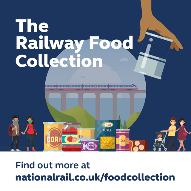 Glasgow Central provides platform for food banks: Railway Food Collection