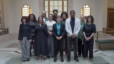 Mayor Zoë Garbett's new cabinet - L-R Cllr Abi Kingston, Cllr Soraya Adejare, Cllr Sam Mathys, Cllr Alastair Binnie-Lubbock, Cllr Florence Schechter, Cllr Jacob Cable, Mayor Zoe Garbett, Cllr Rachel Nkiessu-Guifo, Deputy Mayor Dylan Law, Cllr Sally Zlotowitz, Cllr Laura-Louise Fairley