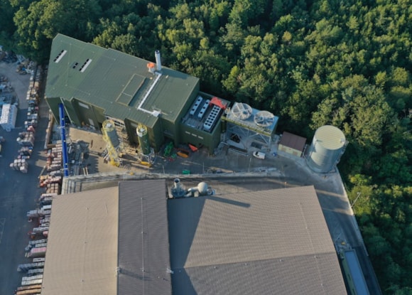Transforming waste into energy for a sustainable future: Aerial Photo 2