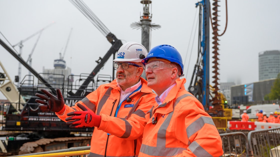 Huw Edwards and Richard Parker (West Midlands Mayor) cropped