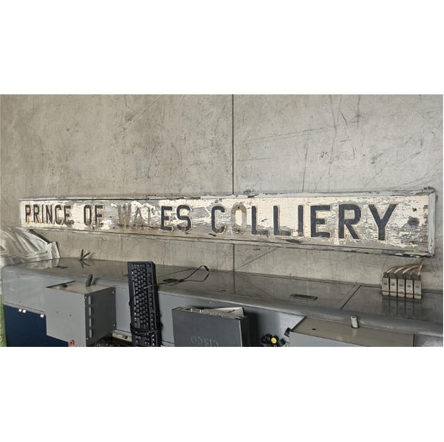 The signal box sign, which is set to be restored