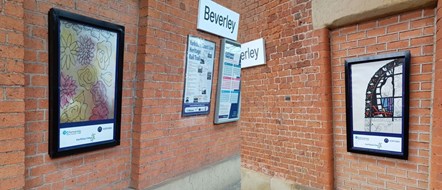 This image shows the artwork at Beverley
