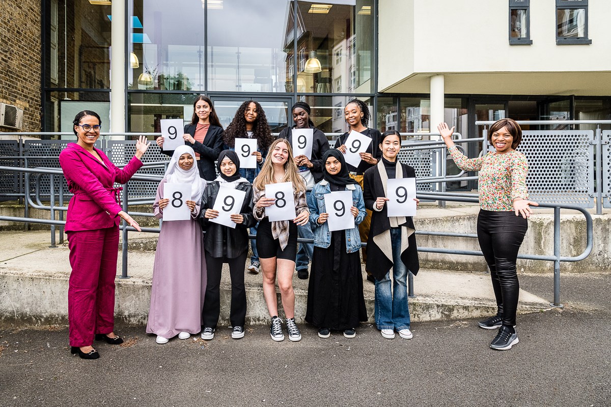 Islington GCSE results day 2021-10