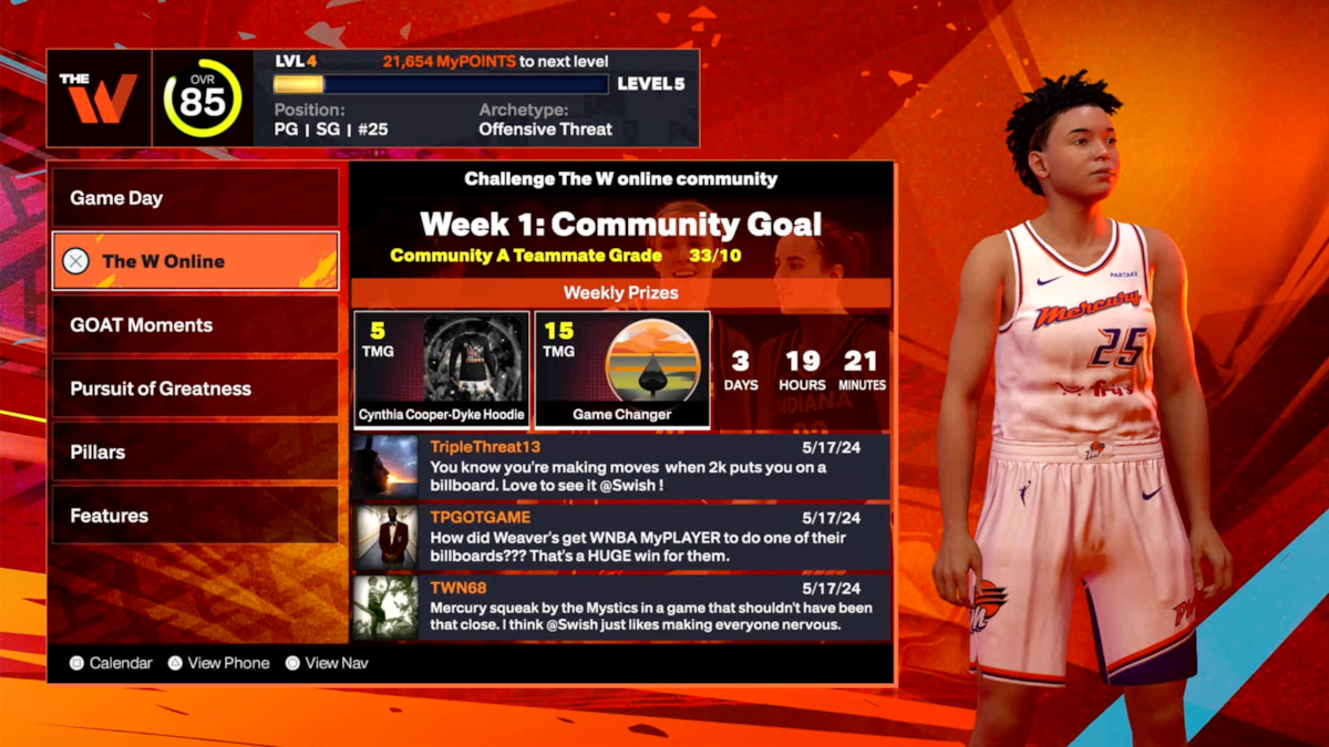 NBA 2K25 The W Community Goals-5