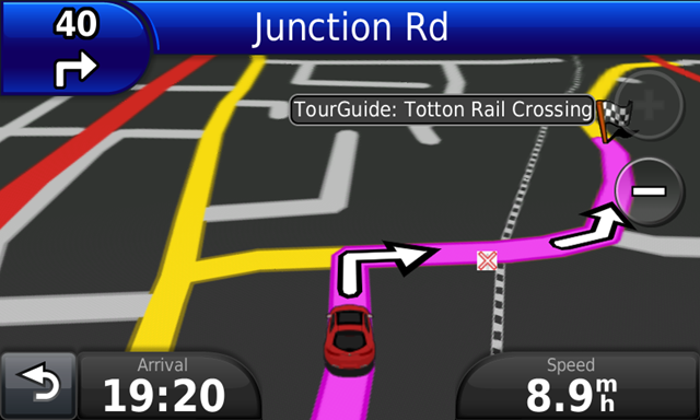 Sat Nav screengrab 1
