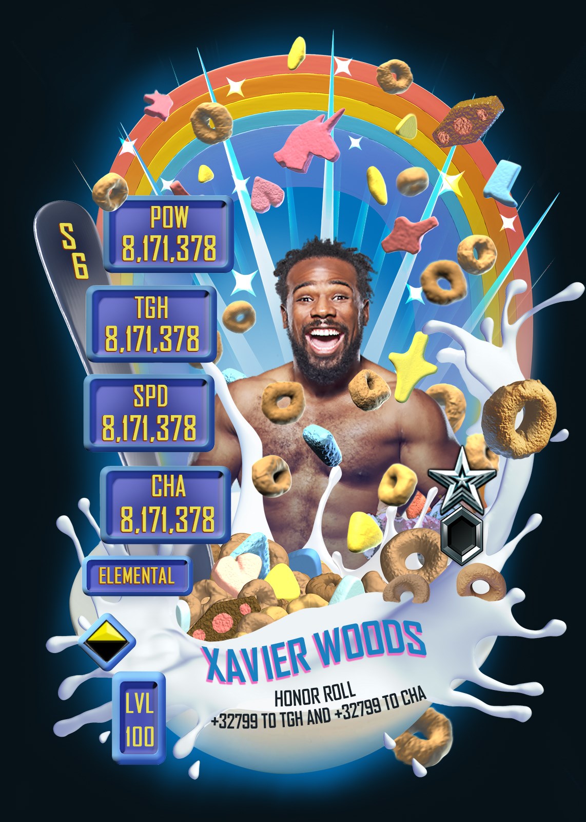 WWESC S6 Xavier Woods SE Elemental