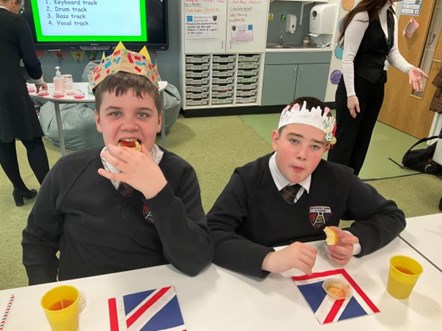 The Robert Burns Academy Supported Learning Centre coronation fun